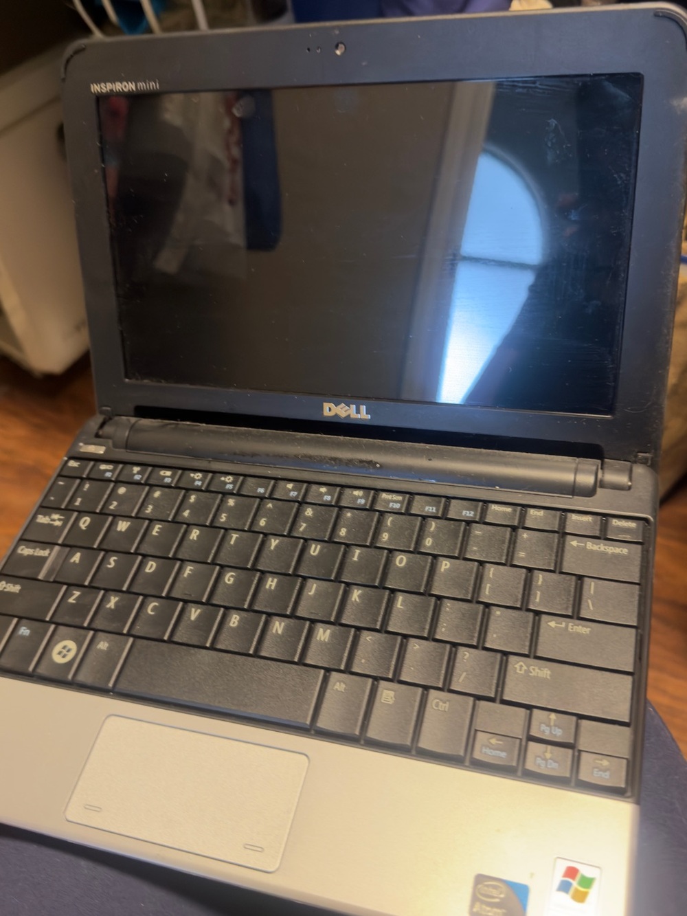Dell Inspiron Mini Black and Silver Compact Laptop